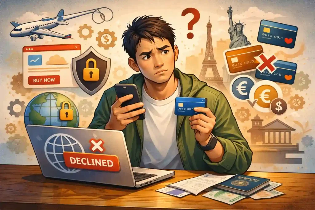 Kenapa Tidak Semua Kartu Bisa Dipakai untuk Transaksi Internasional 2 Ditolak saat bertransaksi online