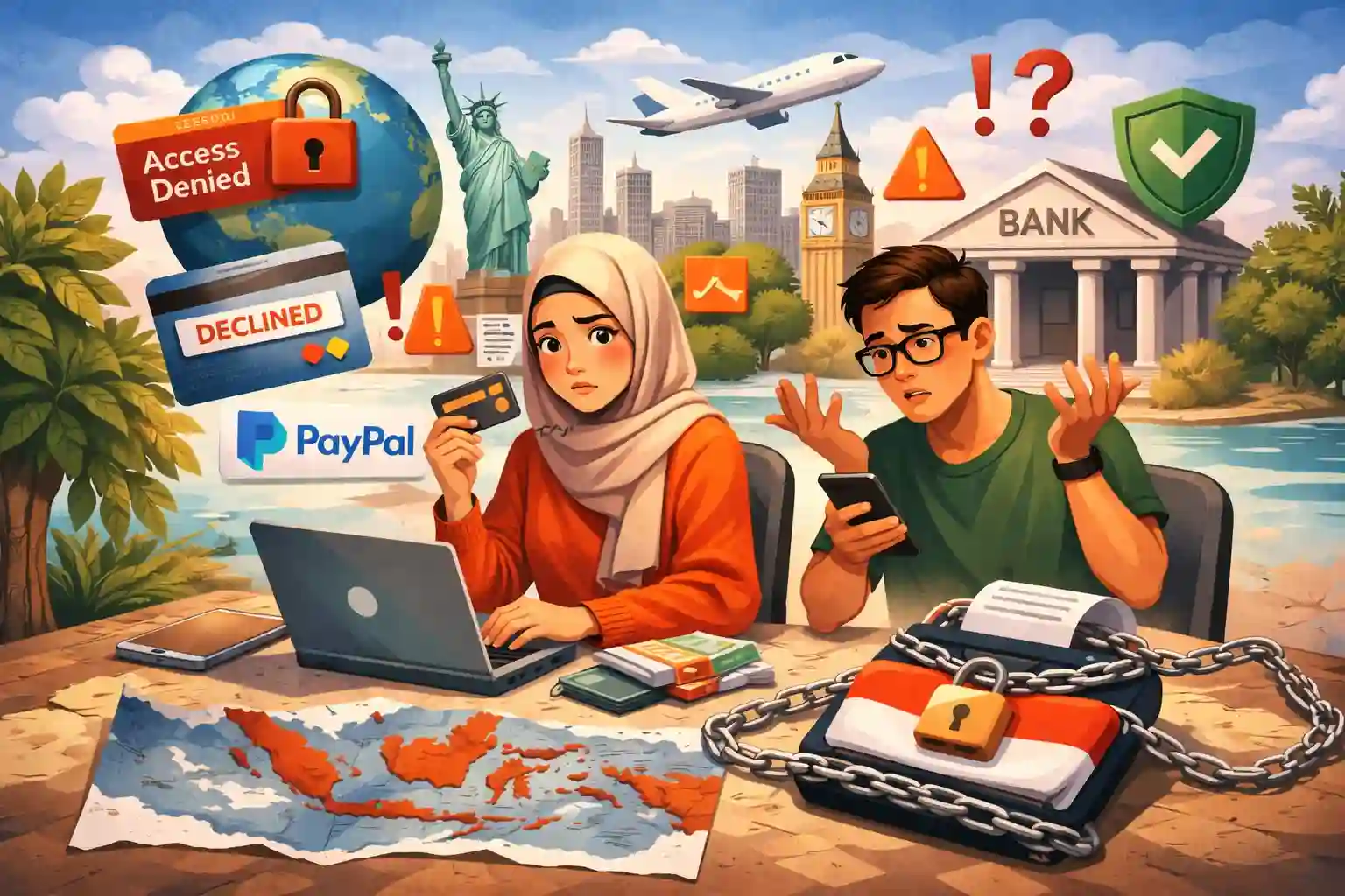 Mengapa Banyak Layanan Online Internasional Sulit Dibayar di Indonesia