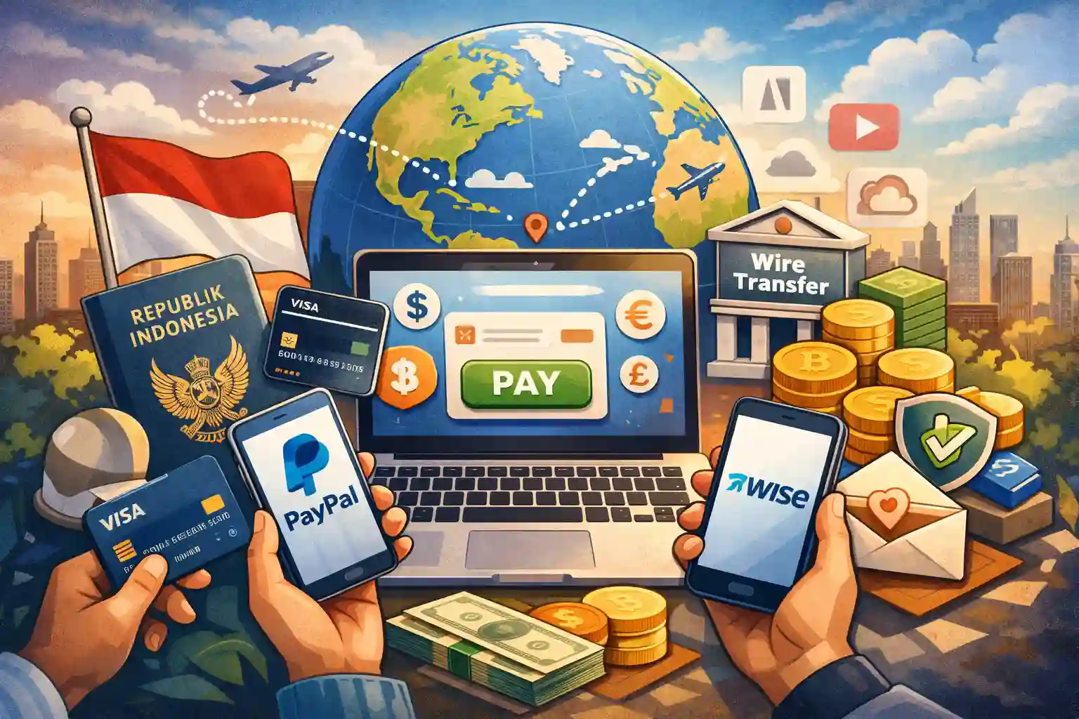 Cara Membayar Layanan Digital Luar Negeri dari Indonesia