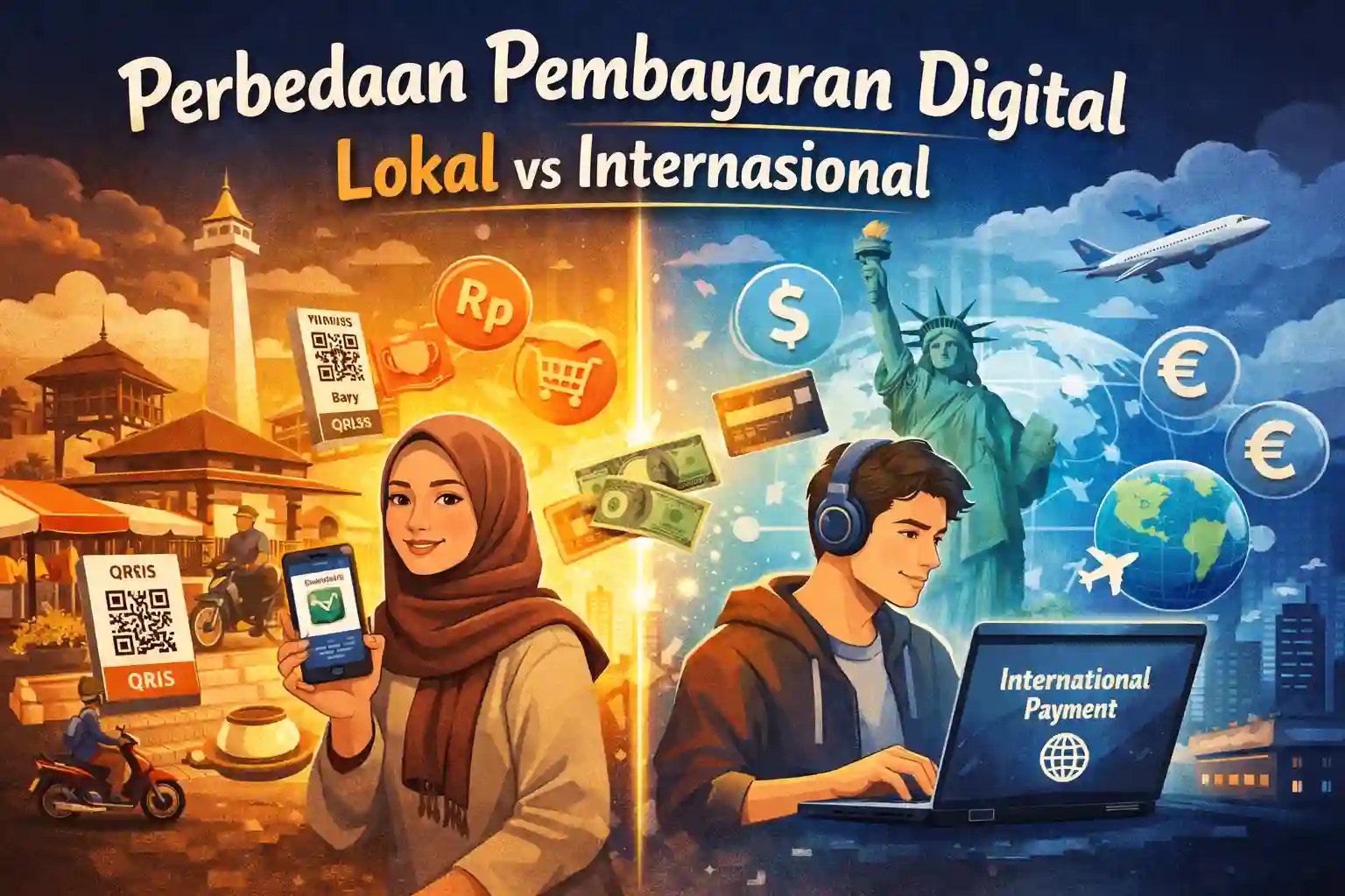 Perbedaan Pembayaran Digital Lokal dan Internasional