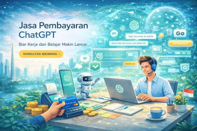 Jasa Pembayaran Kartu Kredit Visa & Mastercard 4 Jasa Pembayaran ChatGPT Go Plus: Langganan Premium Resmi