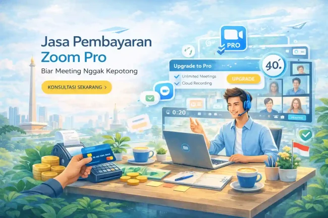 Jasa Pembayaran Zoom Pro untuk Meeting Tanpa Batas